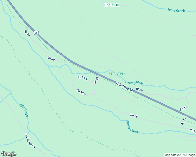 map of restaurants, bars, coffee shops, grocery stores, and more near 42 Road 28 in Rhododendron