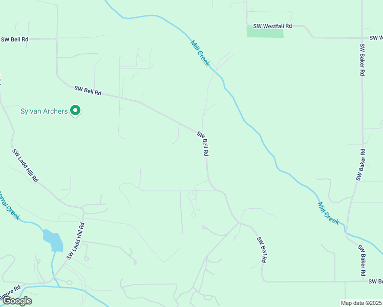 map of restaurants, bars, coffee shops, grocery stores, and more near 14600 Southwest Bell Road in Sherwood