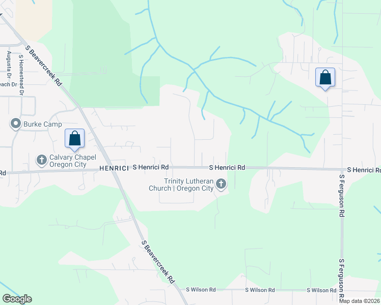 map of restaurants, bars, coffee shops, grocery stores, and more near 20445 South Danny Court in Oregon City
