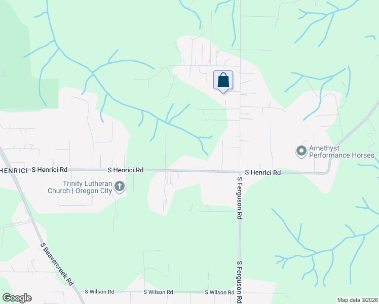 map of restaurants, bars, coffee shops, grocery stores, and more near 16271 South Henrici Road in Oregon City