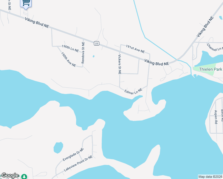 map of restaurants, bars, coffee shops, grocery stores, and more near 3734 Edmar Lane Northeast in Wyoming