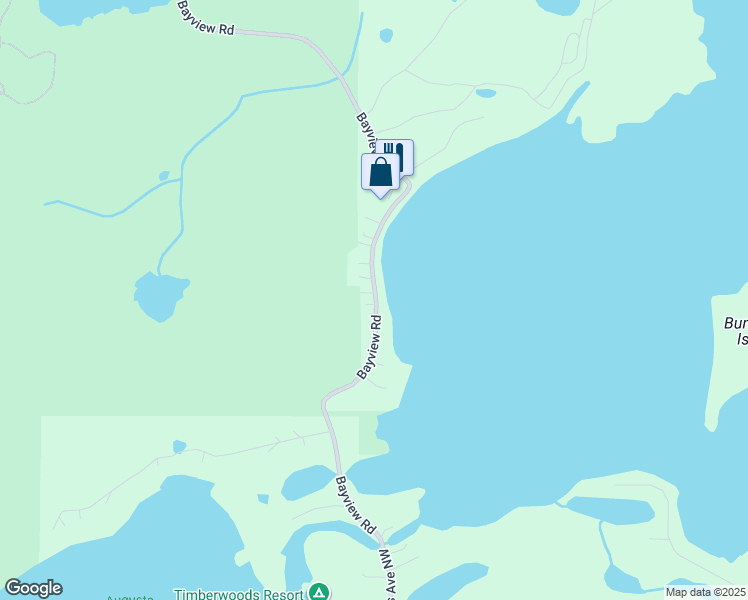 map of restaurants, bars, coffee shops, grocery stores, and more near 12943 Bayview Road in South Haven