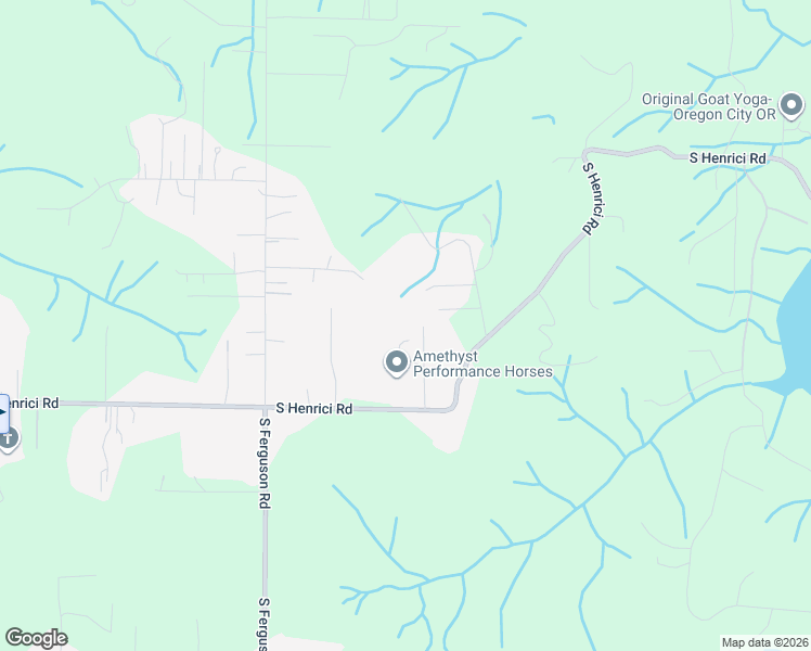 map of restaurants, bars, coffee shops, grocery stores, and more near 20341 South Henrici Road in Oregon City