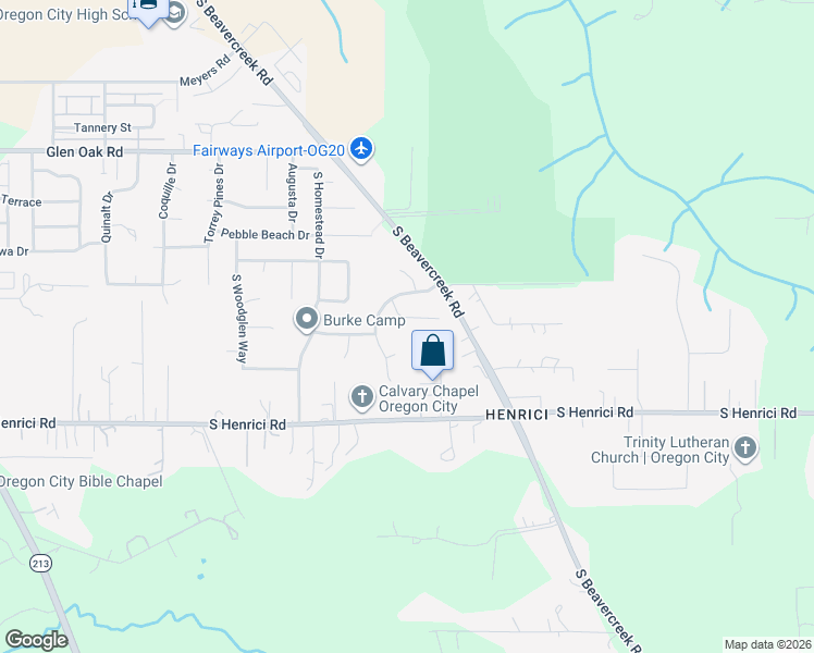 map of restaurants, bars, coffee shops, grocery stores, and more near 15340 South Arborview Court in Oregon City
