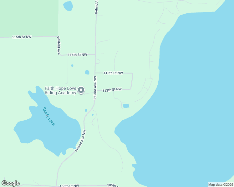 map of restaurants, bars, coffee shops, grocery stores, and more near 8095 112th Street Northwest in Annandale