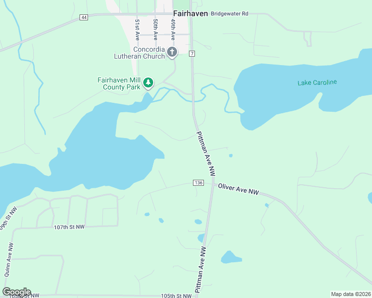 map of restaurants, bars, coffee shops, grocery stores, and more near 15605 112th Street Northwest in South Haven