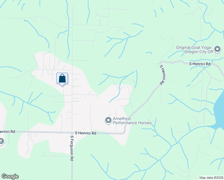map of restaurants, bars, coffee shops, grocery stores, and more near 20195 South Athens Drive in Oregon City