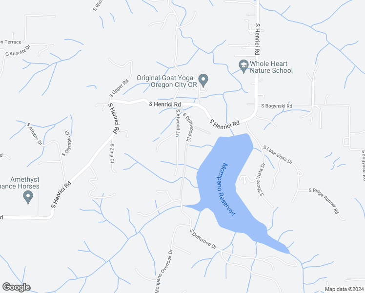 map of restaurants, bars, coffee shops, grocery stores, and more near 20108 Driftwood Drive in Oregon City