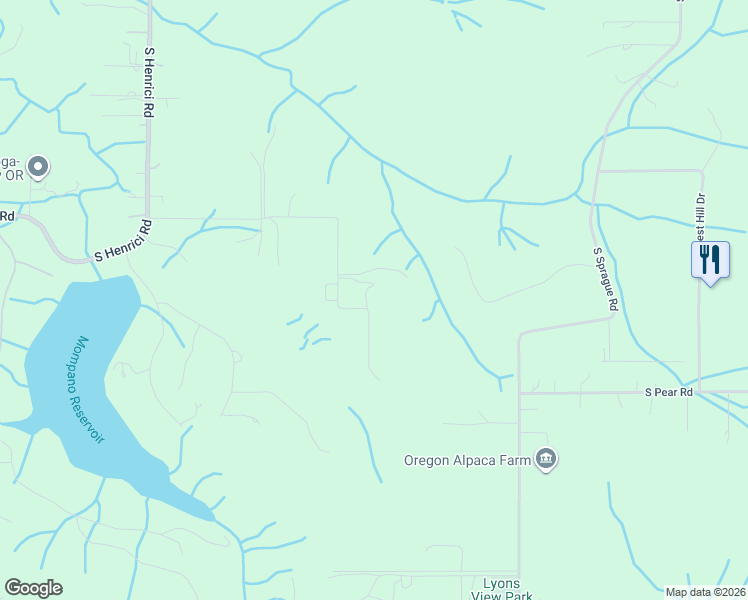 map of restaurants, bars, coffee shops, grocery stores, and more near 18243 South Bogynski Road in Oregon City