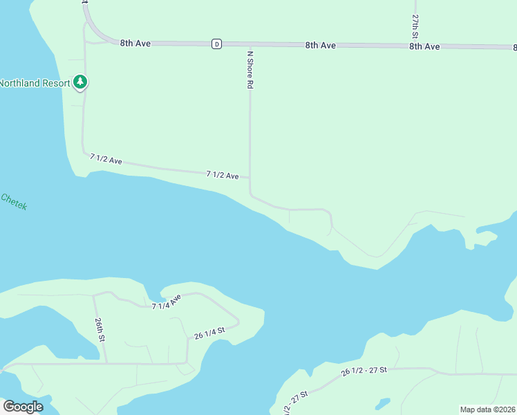 map of restaurants, bars, coffee shops, grocery stores, and more near 2653 7 1/2 Avenue in Chetek