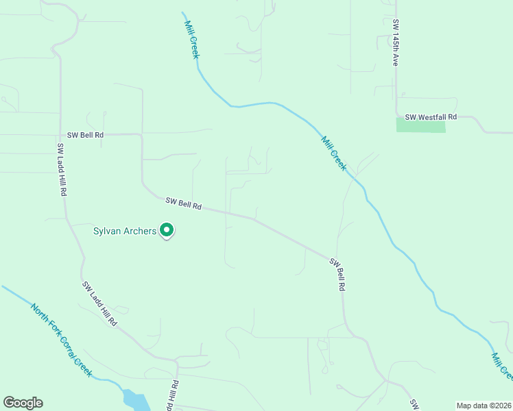 map of restaurants, bars, coffee shops, grocery stores, and more near 15225 Southwest Bell Road in Sherwood