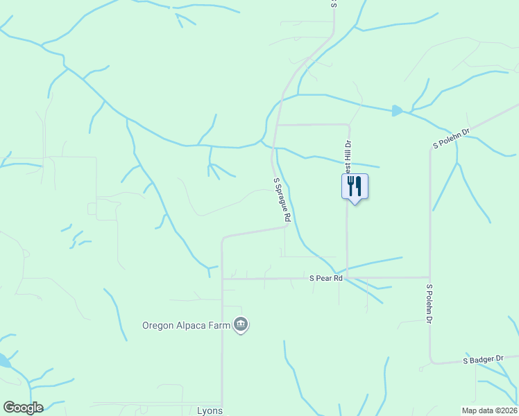 map of restaurants, bars, coffee shops, grocery stores, and more near 18620 South Greenview Drive in Oregon City