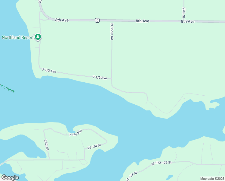 map of restaurants, bars, coffee shops, grocery stores, and more near 2653 7 1/2 Avenue in Chetek