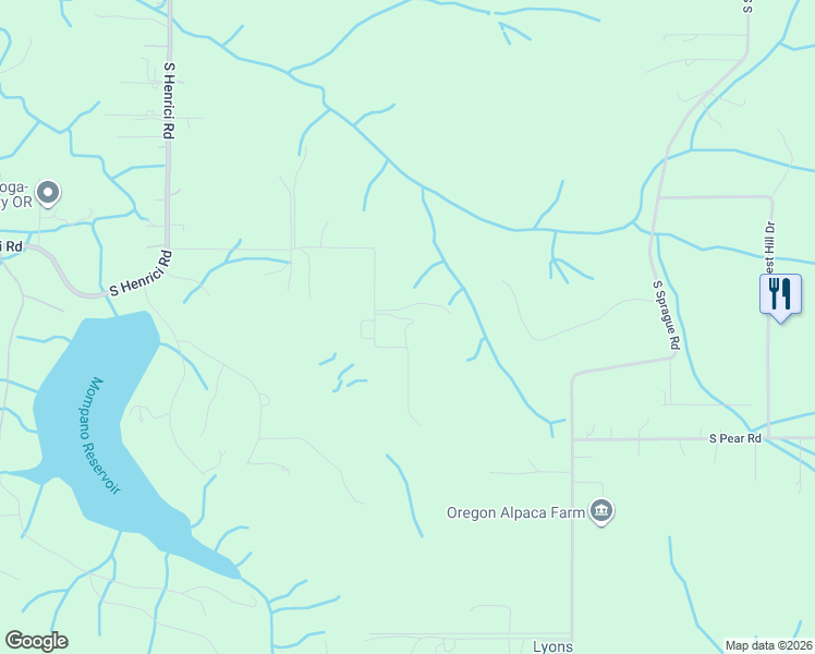 map of restaurants, bars, coffee shops, grocery stores, and more near 18243 South Bogynski Road in Oregon City