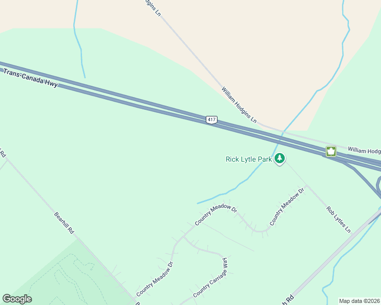 map of restaurants, bars, coffee shops, grocery stores, and more near Trans-Canada Highway in Ottawa