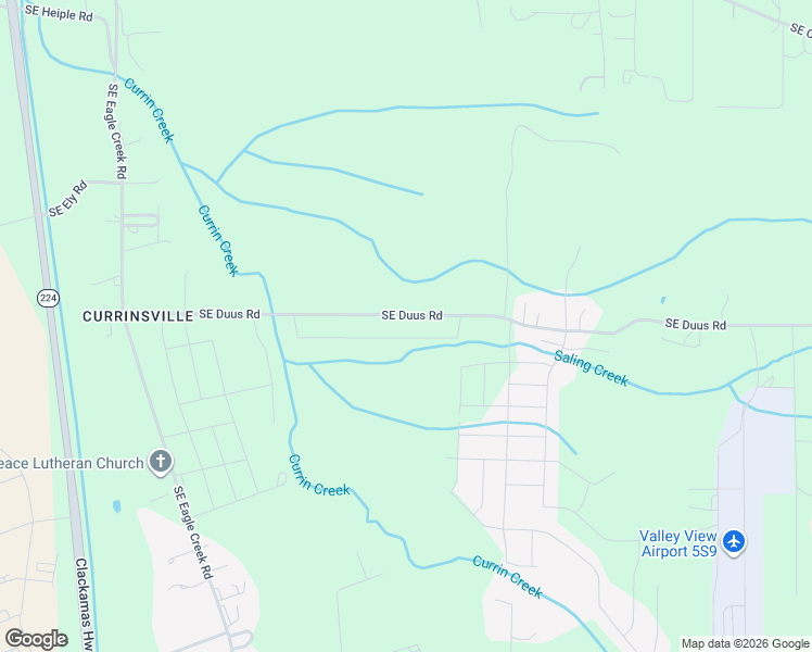 map of restaurants, bars, coffee shops, grocery stores, and more near 31790 SE Duus Rd in Estacada