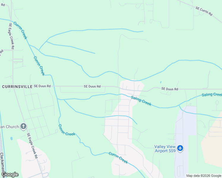 map of restaurants, bars, coffee shops, grocery stores, and more near South Saling Road in Estacada