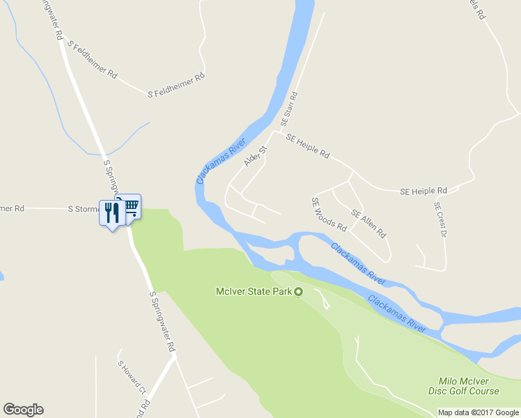 map of restaurants, bars, coffee shops, grocery stores, and more near 28750 Sparks Street in Eagle Creek