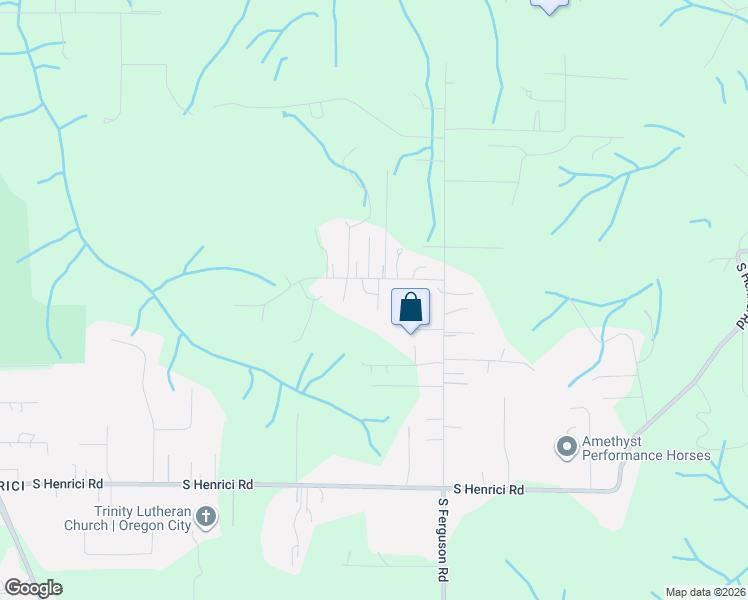 map of restaurants, bars, coffee shops, grocery stores, and more near 16342 South Moore Road in Oregon City