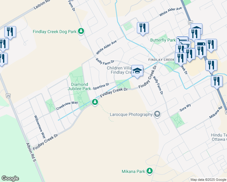 Findlay Creek Drive, Ottawa ON Walk Score