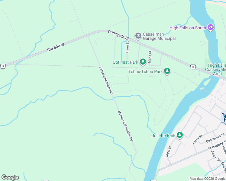 map of restaurants, bars, coffee shops, grocery stores, and more near 301 Doré Street in Casselman