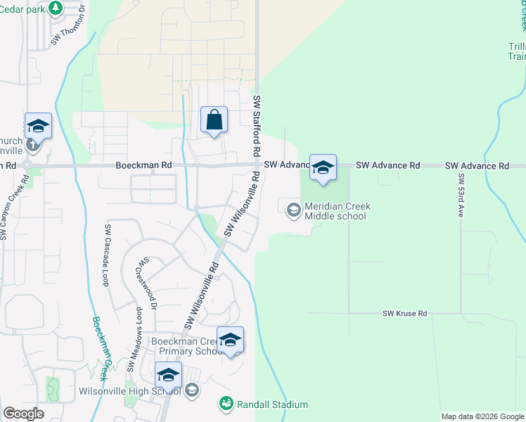 map of restaurants, bars, coffee shops, grocery stores, and more near 28316 Southwest Wagner Street in Wilsonville