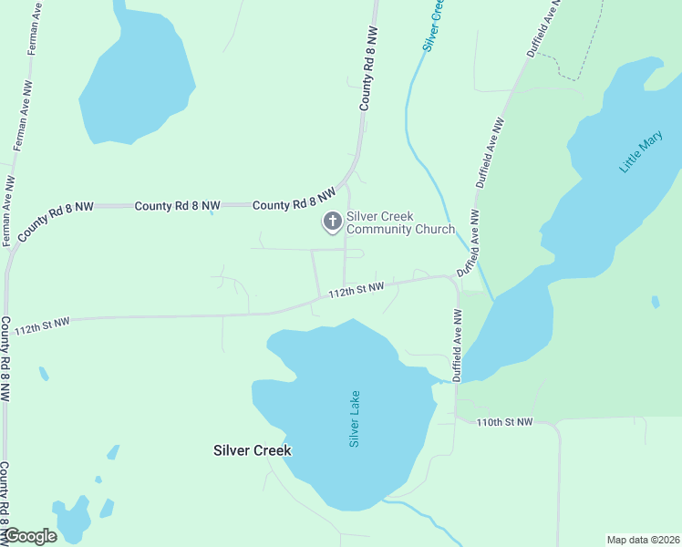 map of restaurants, bars, coffee shops, grocery stores, and more near in Silver Creek