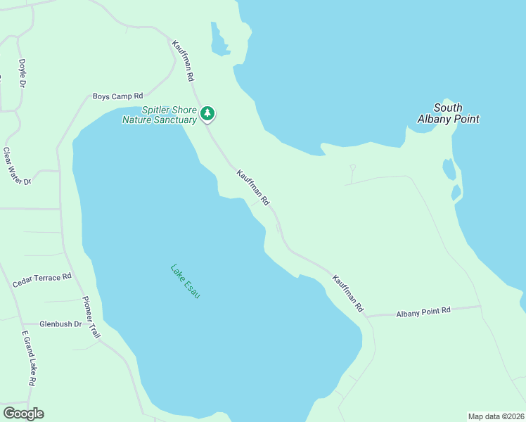 map of restaurants, bars, coffee shops, grocery stores, and more near 7229-7419 Kauffman Road in Presque Isle