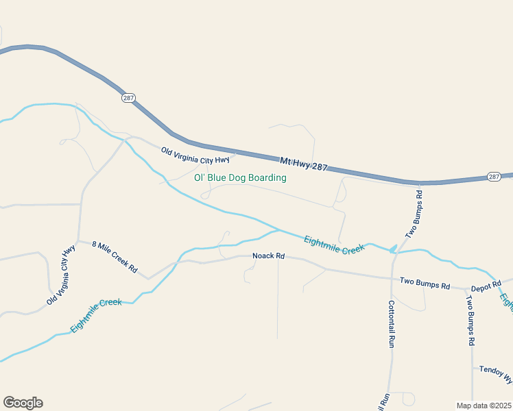 map of restaurants, bars, coffee shops, grocery stores, and more near 55 Deer Lane in Ennis