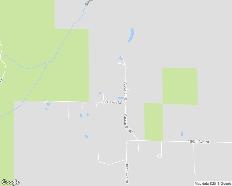 map of restaurants, bars, coffee shops, grocery stores, and more near 8959 191st Avenue Northeast in Forest Lake