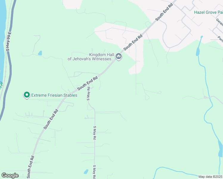 map of restaurants, bars, coffee shops, grocery stores, and more near 19992 South South End Road in Oregon City