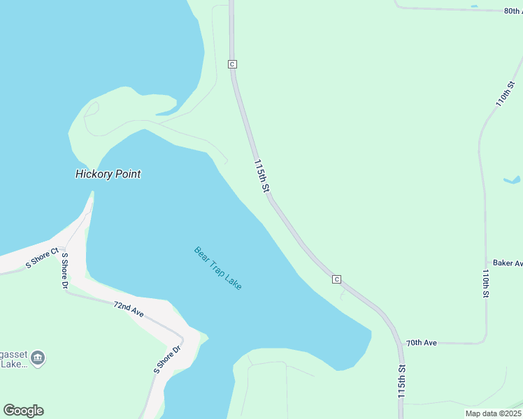 map of restaurants, bars, coffee shops, grocery stores, and more near 761 115th Street in Amery