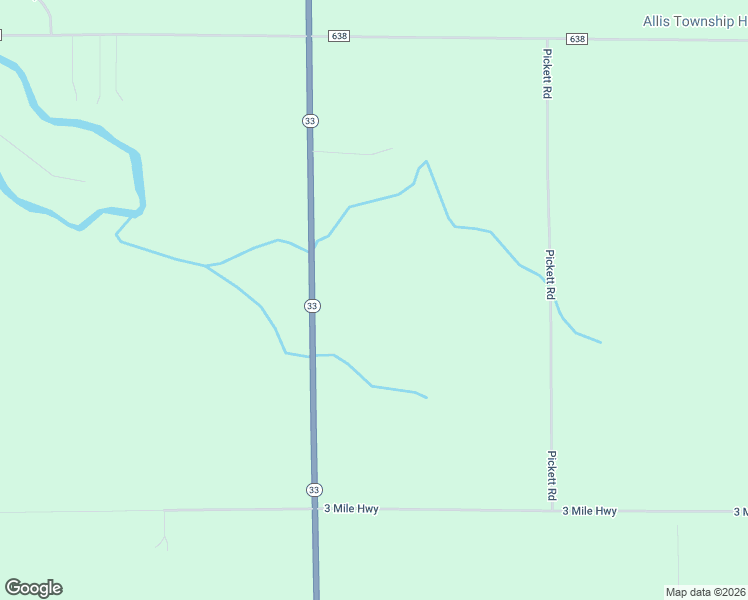 map of restaurants, bars, coffee shops, grocery stores, and more near 6597 Michigan 33 in Onaway