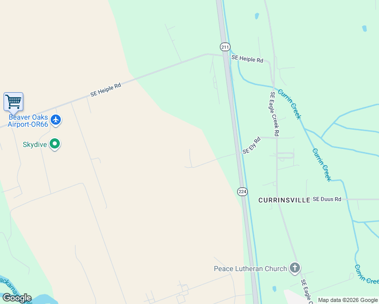 map of restaurants, bars, coffee shops, grocery stores, and more near 30675 Southeast Ely Road in Estacada