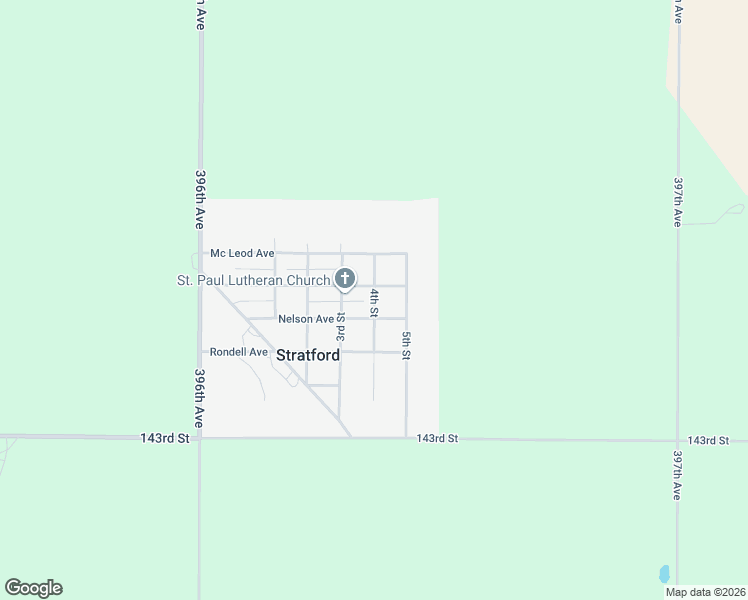 map of restaurants, bars, coffee shops, grocery stores, and more near 4th Street in Stratford