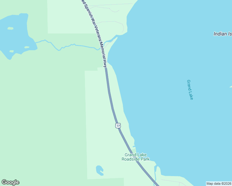 map of restaurants, bars, coffee shops, grocery stores, and more near 14001-14447 U.S. 23 in Posen