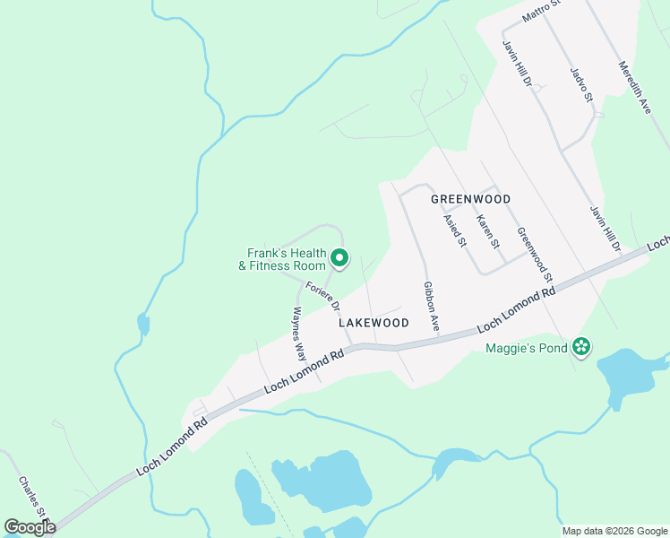 map of restaurants, bars, coffee shops, grocery stores, and more near 20 Maria Crescent in Saint John