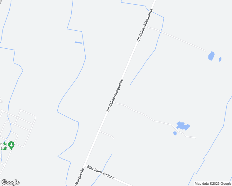 map of restaurants, bars, coffee shops, grocery stores, and more near Boul Ste Marguerite in Mercier
