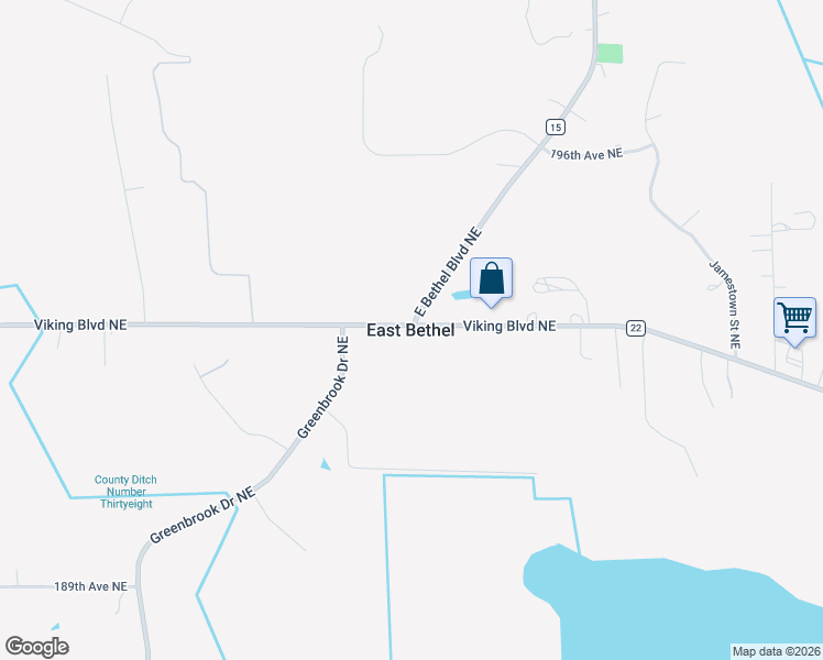 map of restaurants, bars, coffee shops, grocery stores, and more near in Bethel