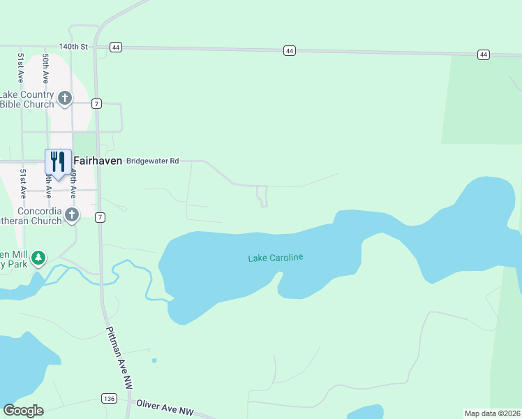 map of restaurants, bars, coffee shops, grocery stores, and more near 4391 Bridgewater Road in South Haven