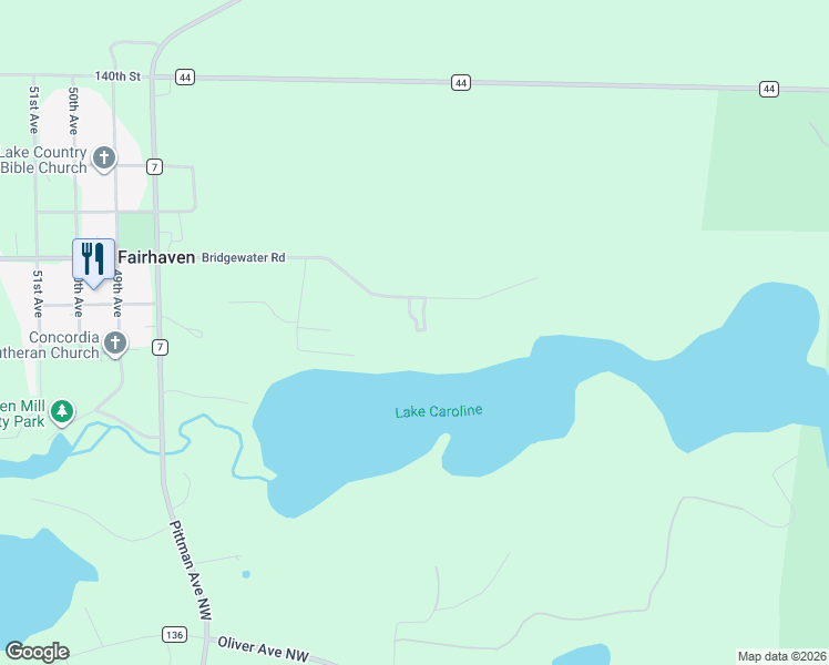 map of restaurants, bars, coffee shops, grocery stores, and more near 4391 Bridgewater Road in South Haven