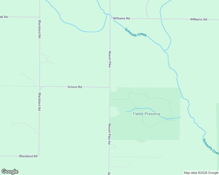 map of restaurants, bars, coffee shops, grocery stores, and more near 2701 School Road in Petoskey