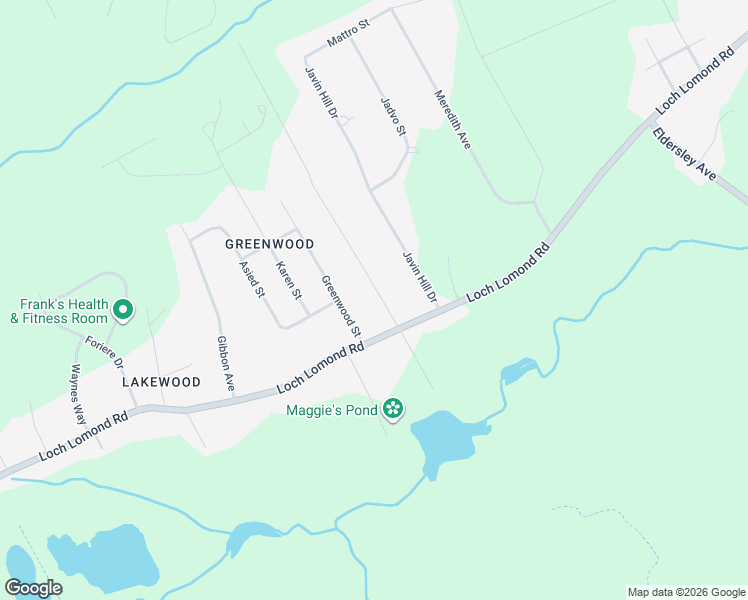 map of restaurants, bars, coffee shops, grocery stores, and more near 2565 Loch Lomond Road in Saint John