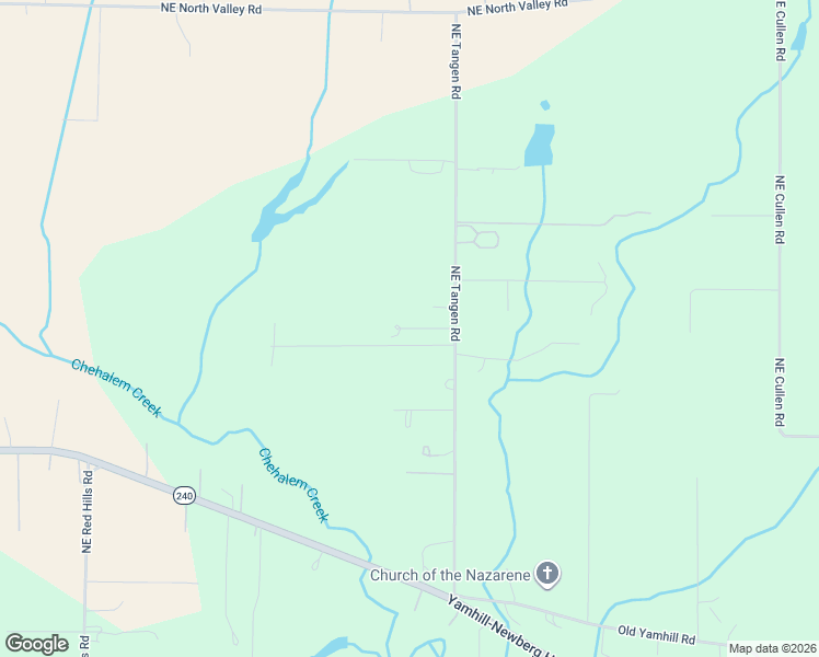map of restaurants, bars, coffee shops, grocery stores, and more near 14295 Northeast Tangen Road in Newberg