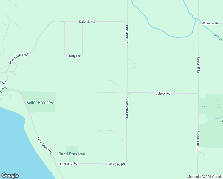 map of restaurants, bars, coffee shops, grocery stores, and more near 3326 School Road in Petoskey