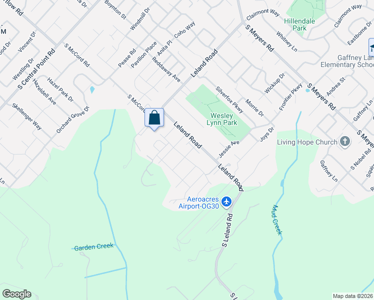 map of restaurants, bars, coffee shops, grocery stores, and more near 12779 Lindsay Anne Lane in Oregon City