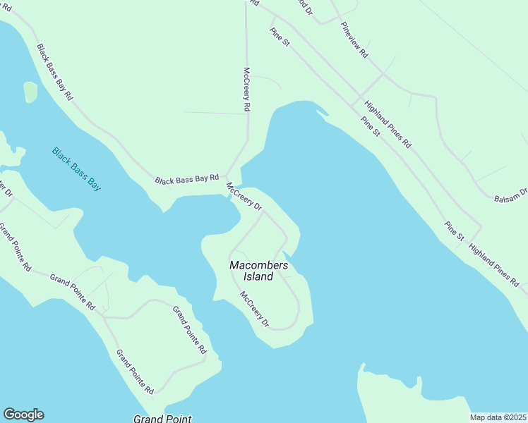 map of restaurants, bars, coffee shops, grocery stores, and more near 7033 McCreery Drive in Presque Isle County