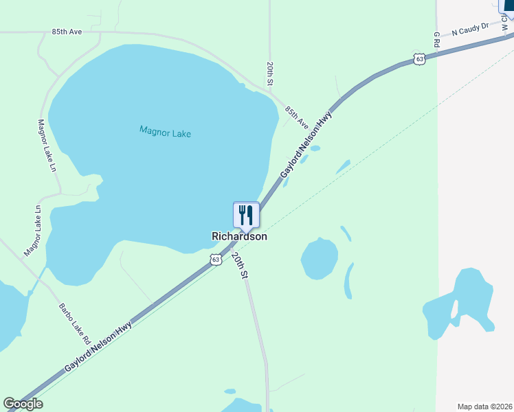 map of restaurants, bars, coffee shops, grocery stores, and more near 777 US Highway 63 in Clayton