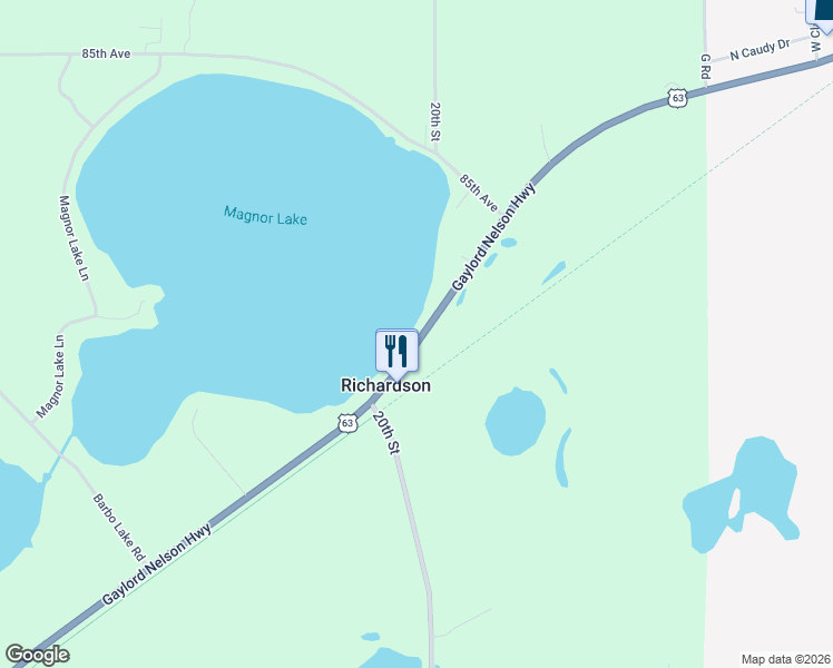 map of restaurants, bars, coffee shops, grocery stores, and more near 777 US Highway 63 in Clayton