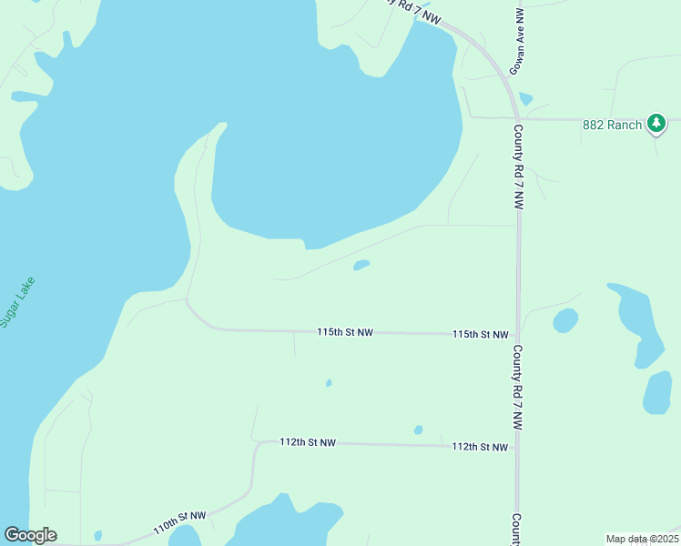 map of restaurants, bars, coffee shops, grocery stores, and more near 6425 117th Street Northwest in Maple Lake